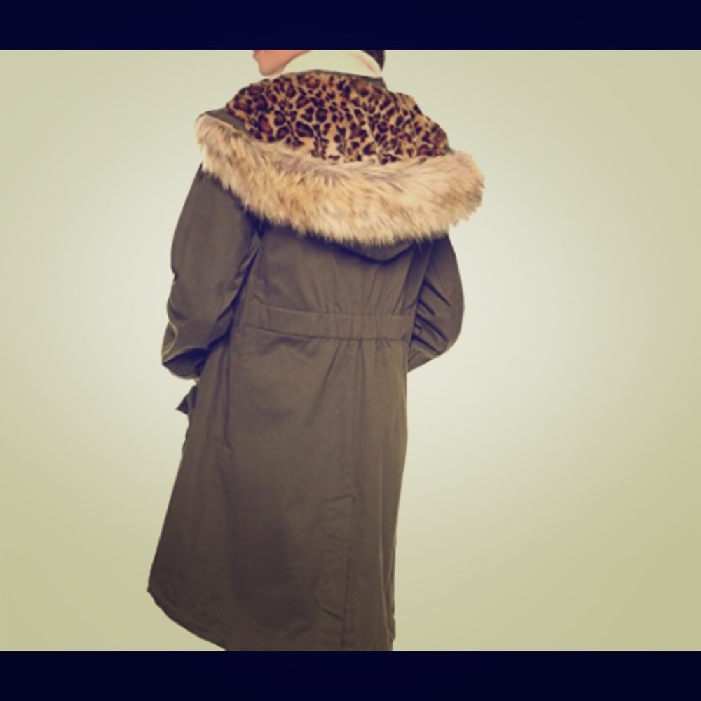 LA’t by L’Agence Olive Green Parka